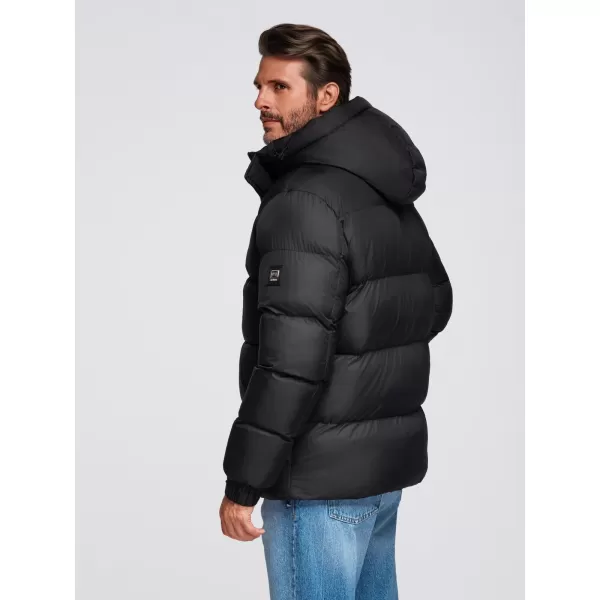  Pánská bunda OMBRE OM-JAHP-0238 BLACK 