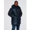 Pánský kabát OMBRE OM-JALJ-0266 NAVY BLUE