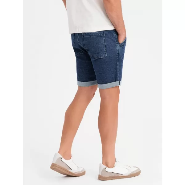  Pánské kraťasy OMBRE OM-SRDS-0161 DARK BLUE 