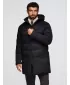Pánský kabát OMBRE OM-JALJ-0264 BLACK