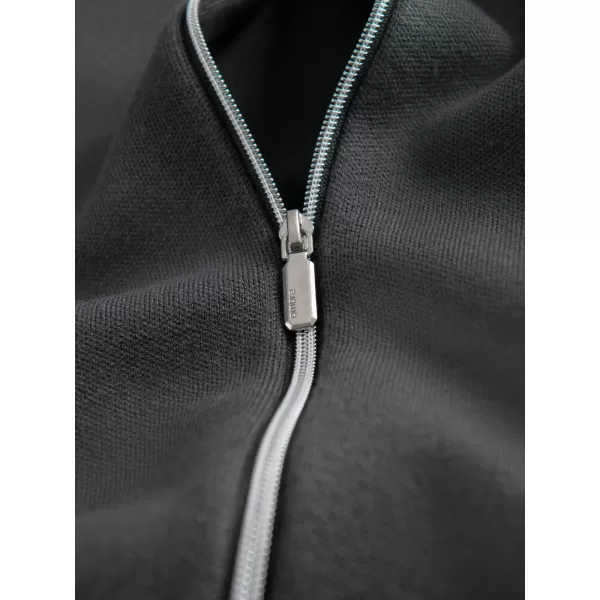  Pánský svetr OMBRE OM-SWZS-0146 GRAPHITE 