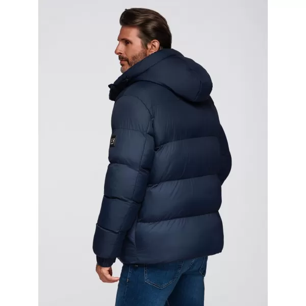  Pánská bunda OMBRE OM-JAHP-0238 NAVY BLUE 