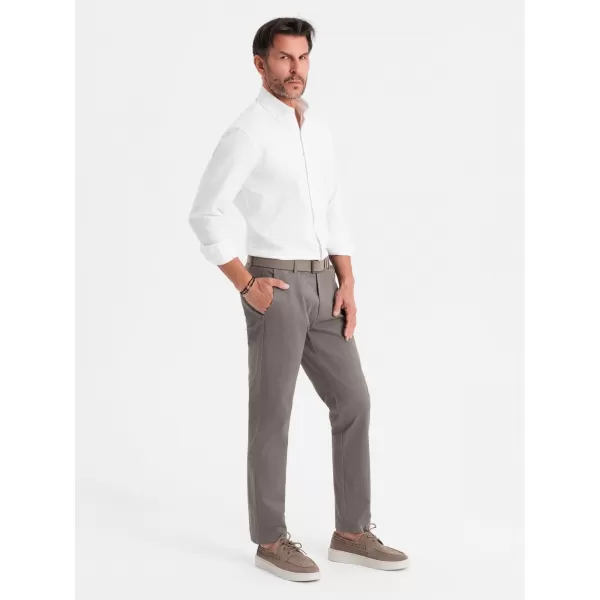  Pánské kalhoty OMBRE OM-PACP-0184 GRAY 