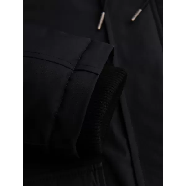  Pánský kabát OMBRE OM-JAPJ-0313 BLACK 