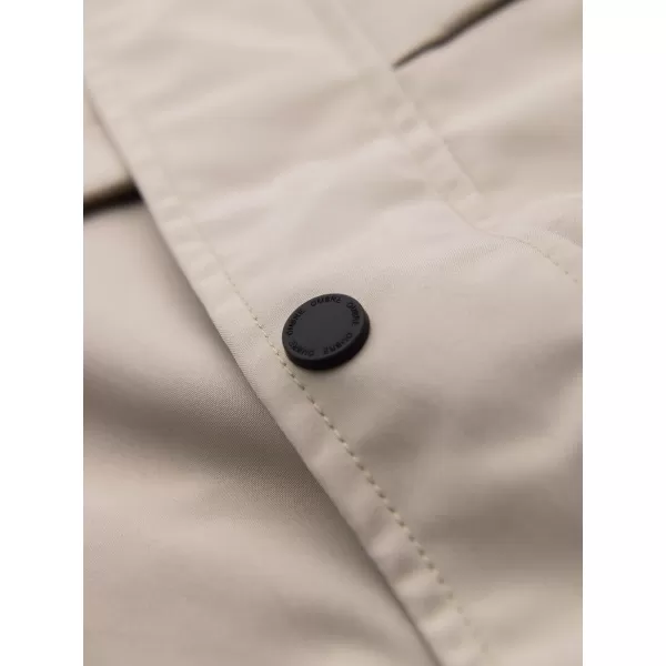  Pánská bunda OMBRE OM-JANP-0225 BEIGE 