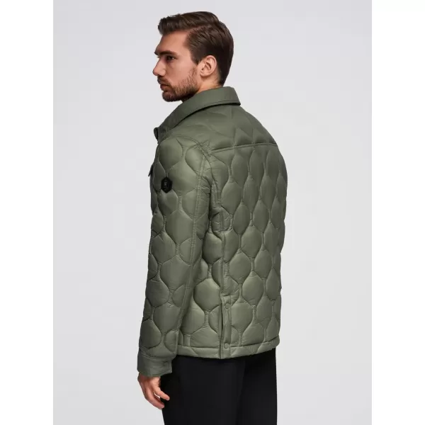  Pánská bunda OMBRE OM-JALP-0215 OLIVE 
