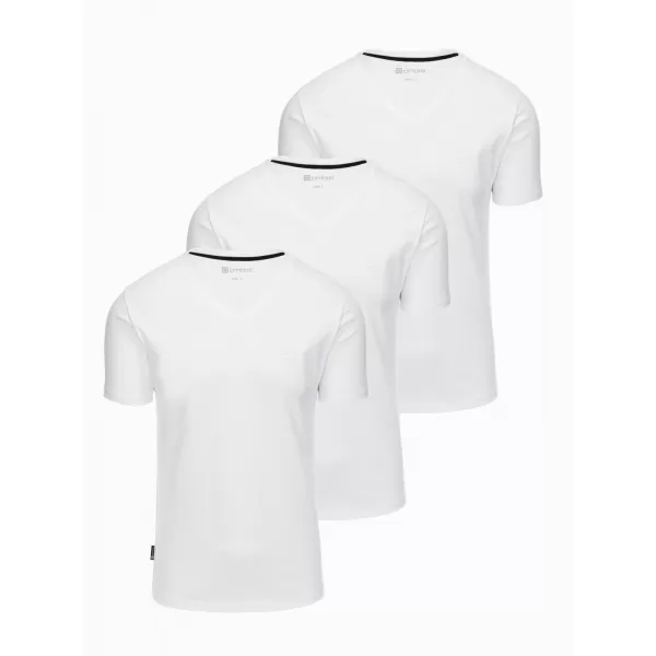  Pánský set košilí OMBRE Z100 WHITE/WHITE/WHITE 