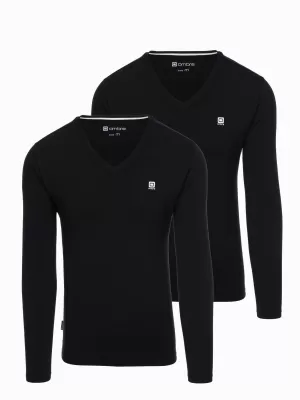 Pánský set trik OMBRE Z103 BLACK/BLACK