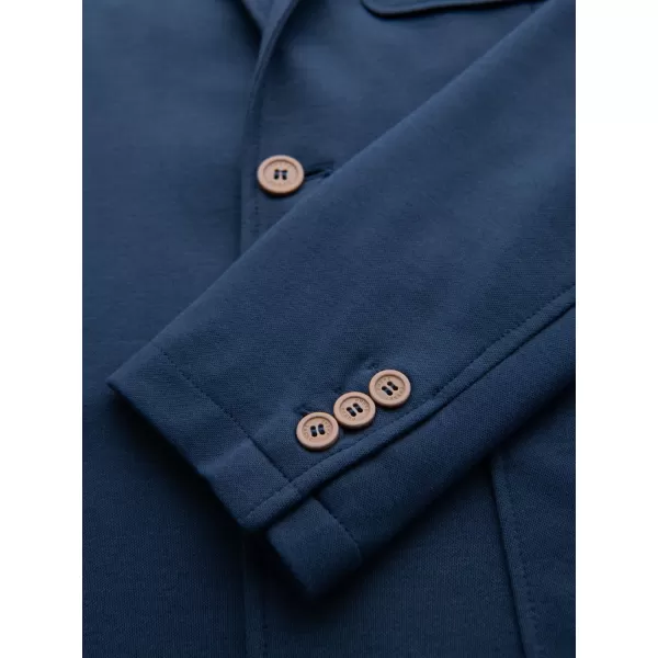  Pánské sako OMBRE OM-BLZB-0101 DARK BLUE 