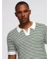Pánské polo triko OMBRE OM-POSS-0161 WHITE AND OLIVE