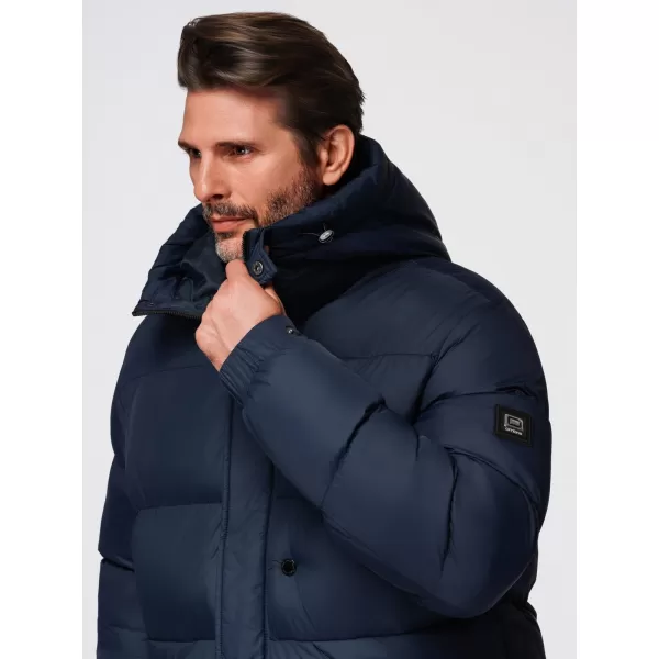  Pánská bunda OMBRE OM-JAHP-0238 NAVY BLUE 