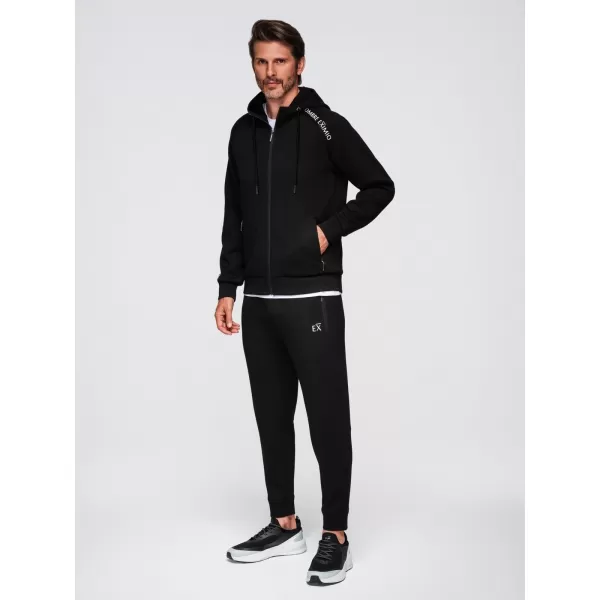  Pánská mikina OMBRE OM-SSZP-0216 BLACK 