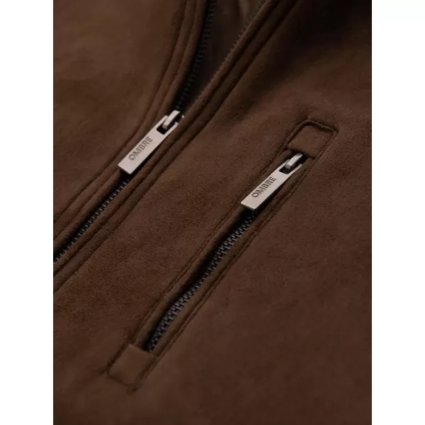  Pánská bunda OMBRE OM-JAFL-0232 BROWN 
