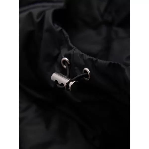  Pánský kabát OMBRE OM-JALJ-0266 BLACK 