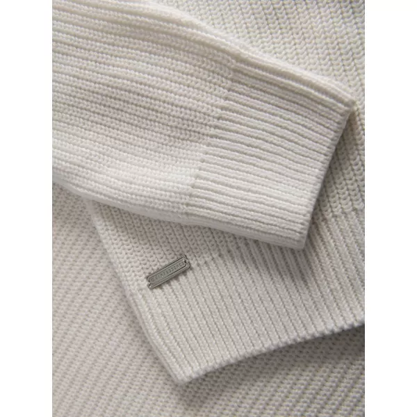  Pánský svetr OMBRE OM-SWTN-0162 WHITE 