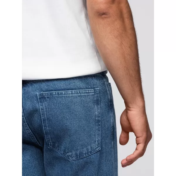  Pánské kalhoty OMBRE OM-PADP-0250 BLUE 