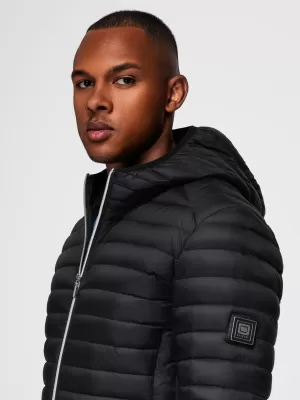 Pánská bunda OMBRE OM-JALJ-0266 BLACK