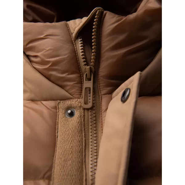  Pánský kabát OMBRE OM-JALJ-0308 BEIGE 