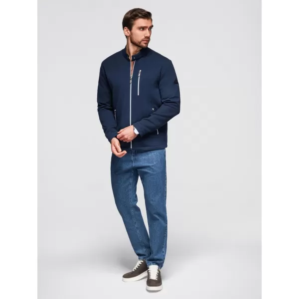  Pánská bunda OMBRE OM-JANP-0229 DARK BLUE 