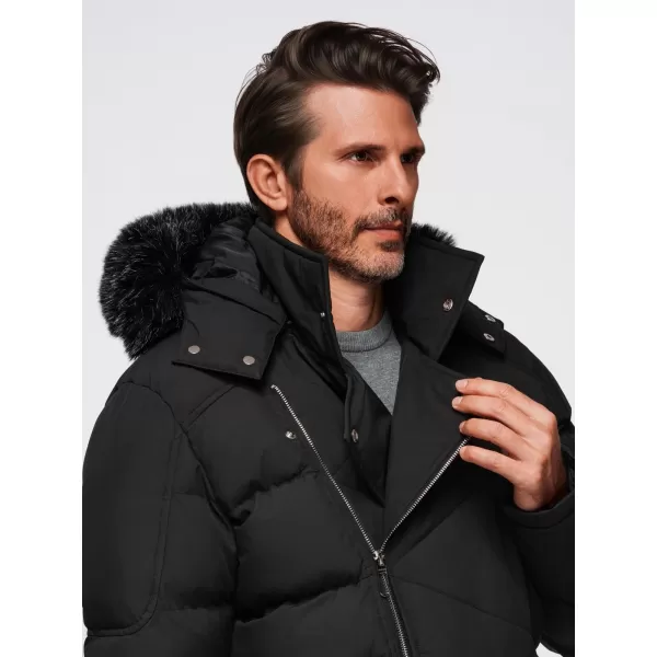 Pánská bunda OMBRE OM-JAHP-0252 BLACK 