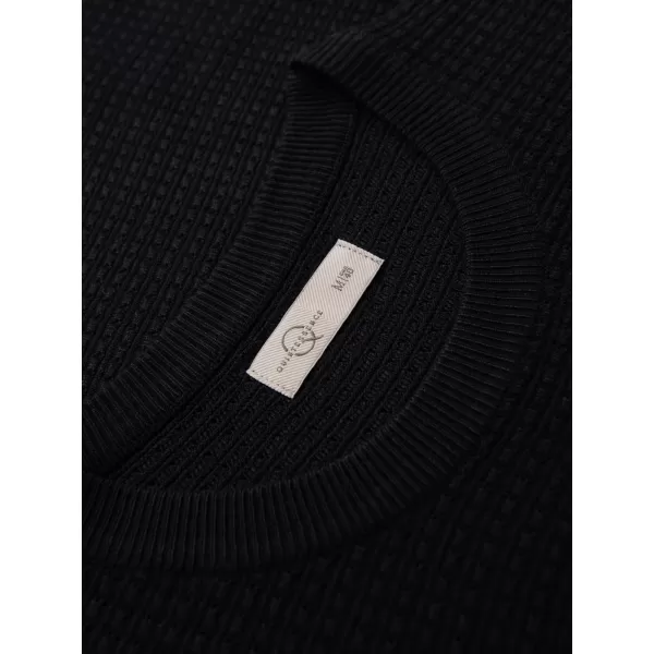  Pánský svetr OMBRE OM-SWSW-0181 BLACK 