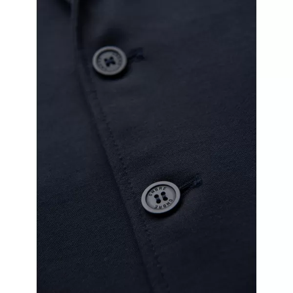  Pánské sako OMBRE OM-BLZB-0101 NAVY BLUE 