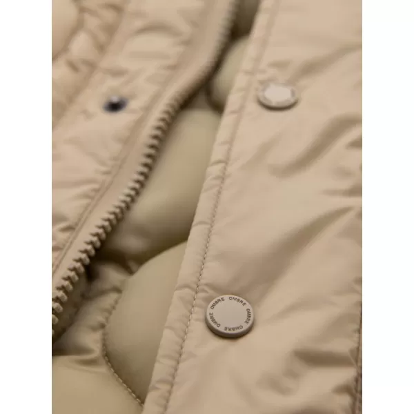  Pánská bunda OMBRE OM-JALP-0215 BEIGE 