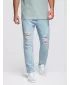 Pánské kalhoty OMBRE OM-PADP-0250 LIGHT BLUE