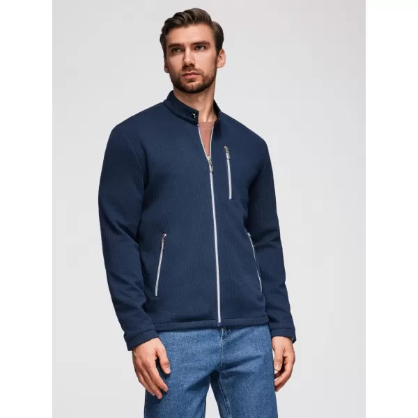  Pánská bunda OMBRE OM-JANP-0229 DARK BLUE 