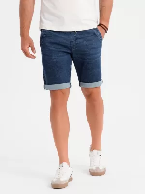 Pánské kraťasy OMBRE OM-SRDS-0161 DARK BLUE