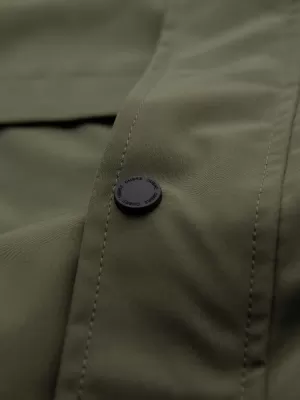 Pánská bunda OMBRE OM-JANP-0225 OLIVE