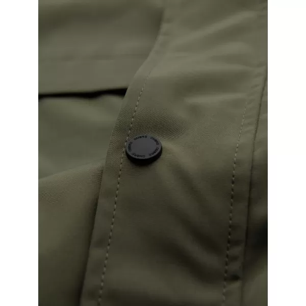  Pánská bunda OMBRE OM-JANP-0225 OLIVE 