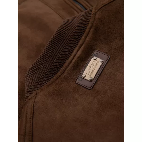  Pánská bunda OMBRE OM-JAFL-0232 BROWN 
