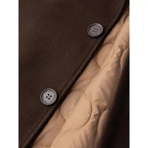  Pánský kabát OMBRE OM-COWC-0135 BROWN 