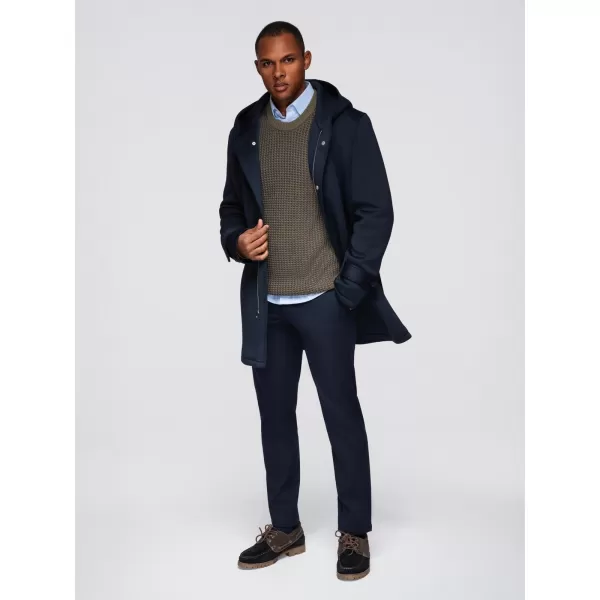  Pánský kabát OMBRE OM-COLC-0144 NAVY BLUE 