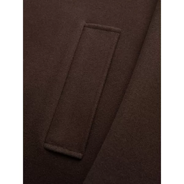  Pánský kabát OMBRE OM-COWC-0135 BROWN 