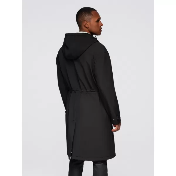  Pánský kabát OMBRE OM-JAPJ-0314 BLACK 