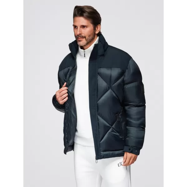  Pánská bunda OMBRE OM-JAHP-0237 NAVY BLUE 