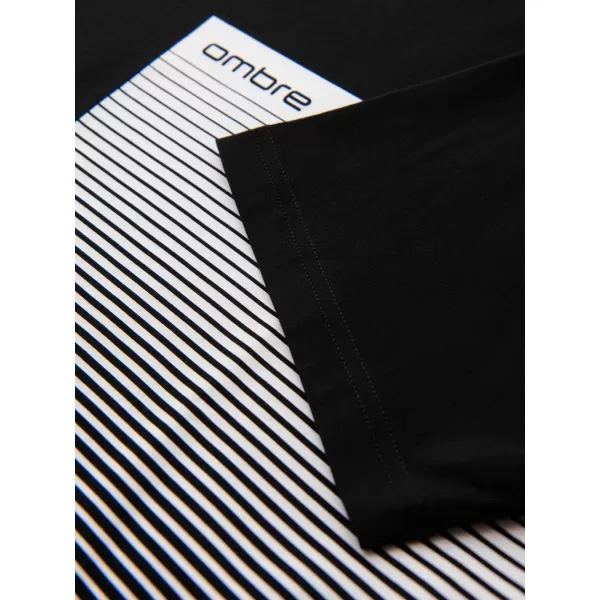  Pánské triko OMBRE OM-TSPT-0246 BLACK 