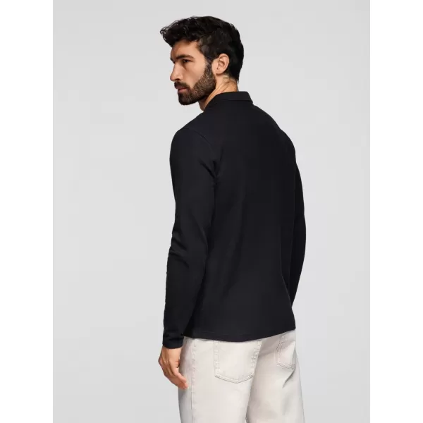  Pánské triko OMBRE OM-POBL-0162 BLACK 