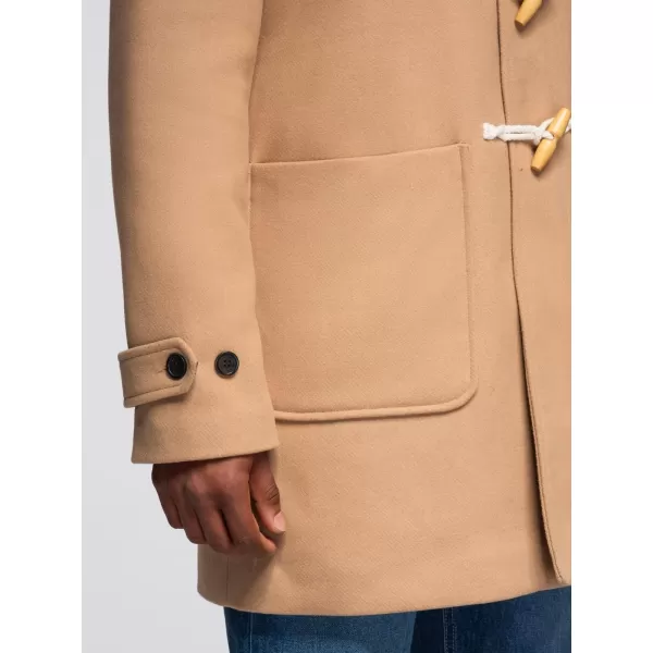  Pánský kabát OMBRE OM-COWC-0131 LIGHT BROWN 