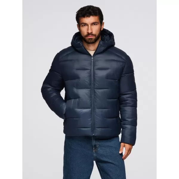  Pánská bunda OMBRE OM-JAHP-0235 NAVY BLUE 