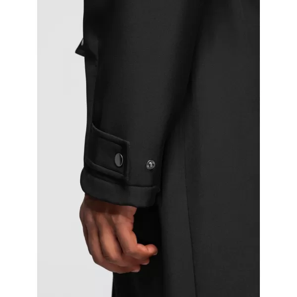  Pánský kabát OMBRE OM-JAPJ-0314 BLACK 