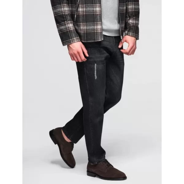  Pánské kalhoty OMBRE OM-PADP-0241 BLACK 
