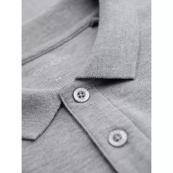  Pánské triko OMBRE OM-POBL-0162 GREY MELANGE 