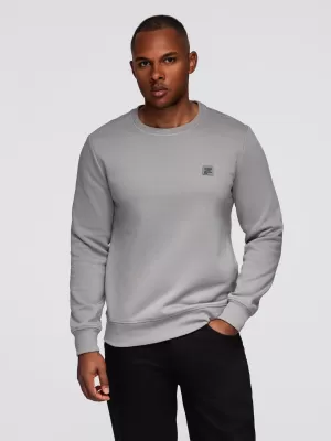 Pánská mikina OMBRE OM-SSNZ-0243 GREY