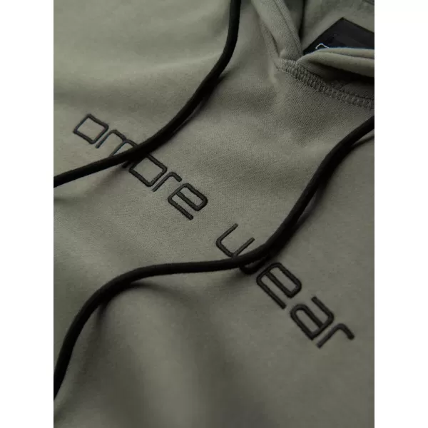 Pánská mikina OMBRE OM-SSNZ-0241 KHAKI 