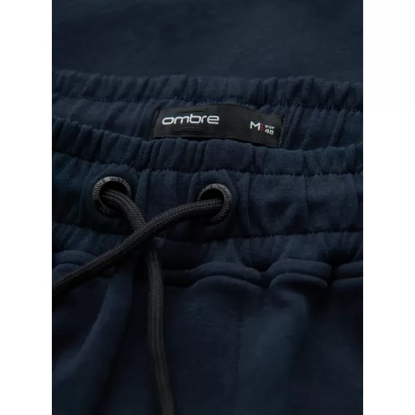  Pánské tepláky OMBRE OM-PASK-0281 DARK BLUE 