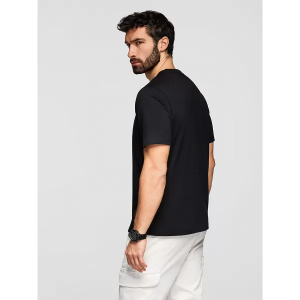  Pánské triko OMBRE OM-TSPT-0261 BLACK 