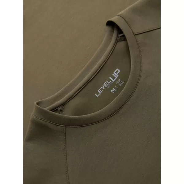  Pánské triko OMBRE OM-TSCT-0240 OLIVE 